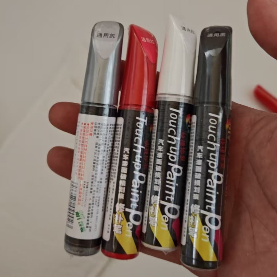 Car Touch-Up Paint Pen Dual-Purpose Paint Dotting and Repair for Vehicle Paint Scratch Restoration