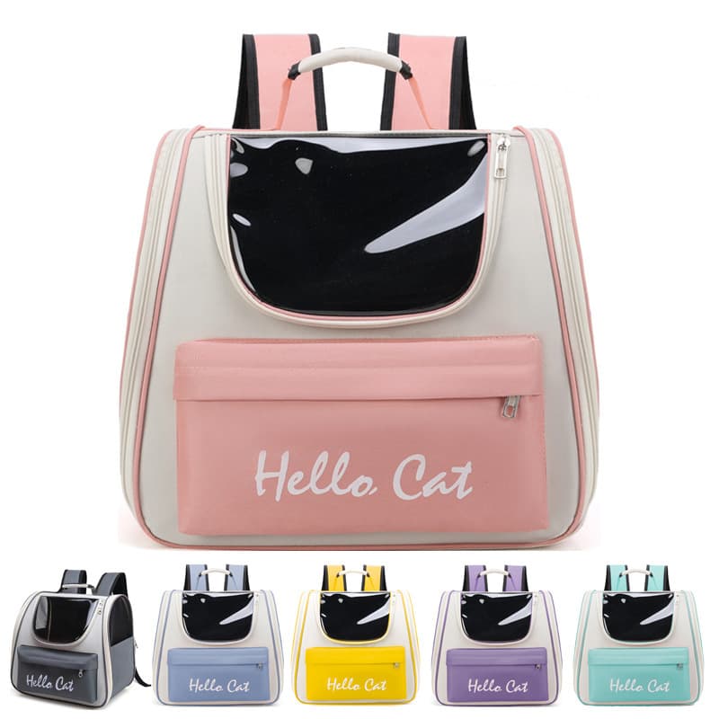 [In Stock Cat Bag] Portable Pet Backpack, Space Capsule Cat Bag, Sunscreen, Breathable, Large Space Double Shoulder Dog Bag