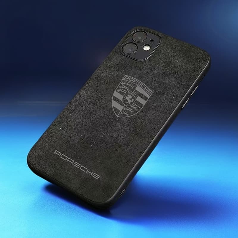 Suitable for Apple 16promax mobile phone case suede iPhone15pro high-grade embossed 14/1312 anti-fall