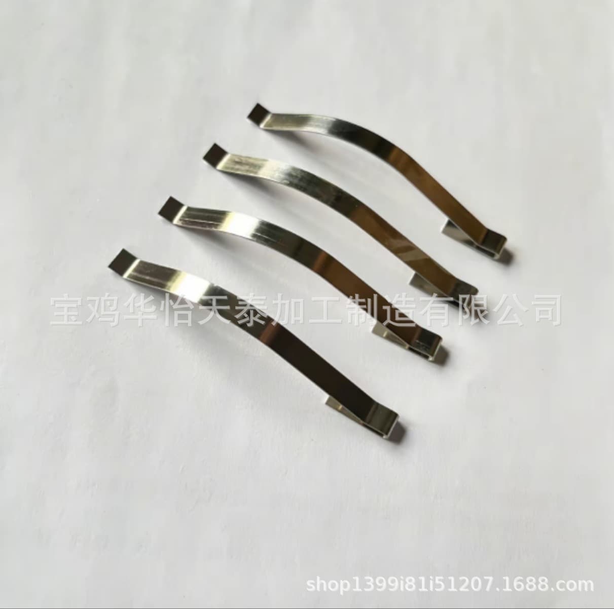 Domestic military-grade metal stamping parts, stainless steel shrapnel, spring clips, buckles, available for small batches