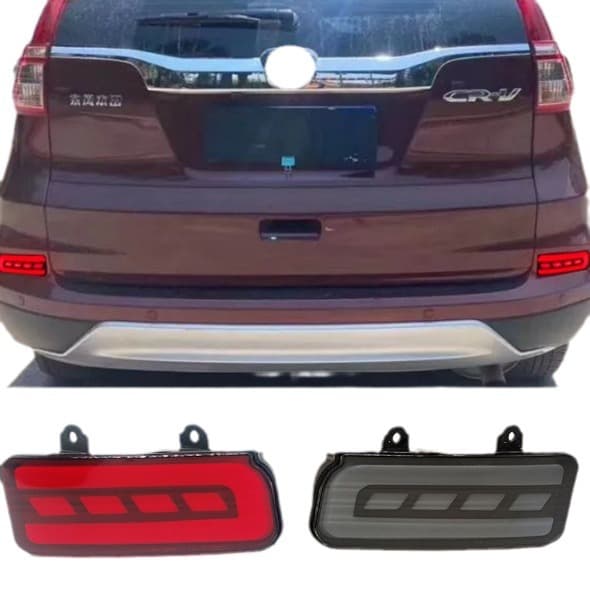 For Honda 15-16 CRV Rear Bumper Light LED Reflector Fog Brake Turn Signal