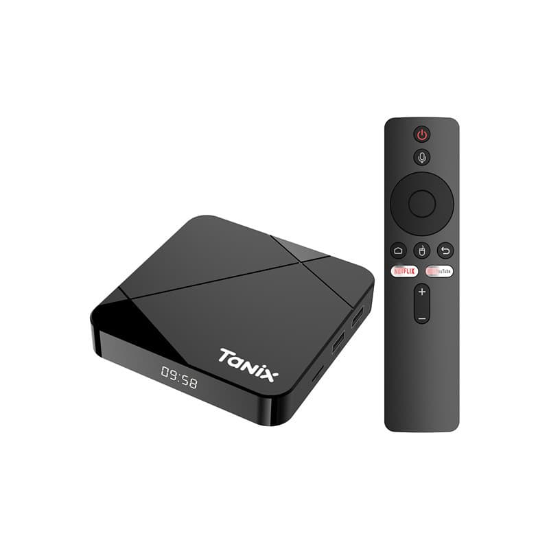 TANIX TX5 Set-Top Box S905Y5 Android 14 4G/64G 4K Dual-Band WiFi6 HD Media Player