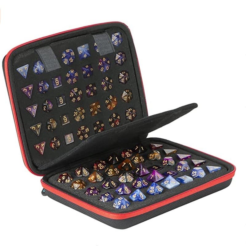 Cross-border Portable Dice Storage Bag Pressure-proof Board Game Large Storage Bag Dice Bag Portable Bag Creative Dice Bag