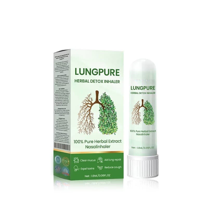LungPure Luibhe Detox Inhaler Nasal Inhaler Stick Daily Body Care