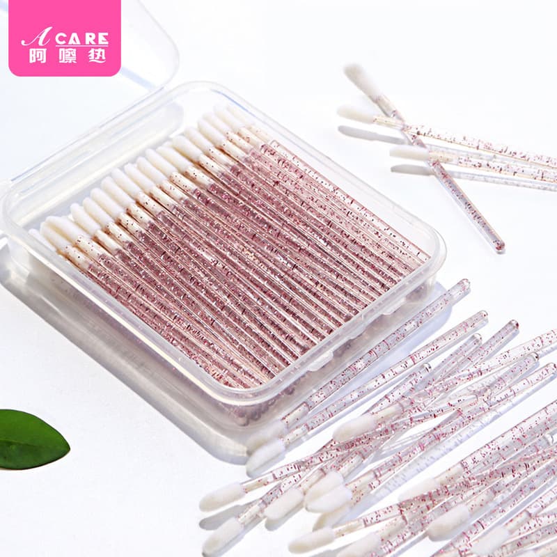 Free Shipping / Lip Brush / Disposable A1P30 - Easy-To-Use Blending Makeup Color Lipstick Lip Stick Small