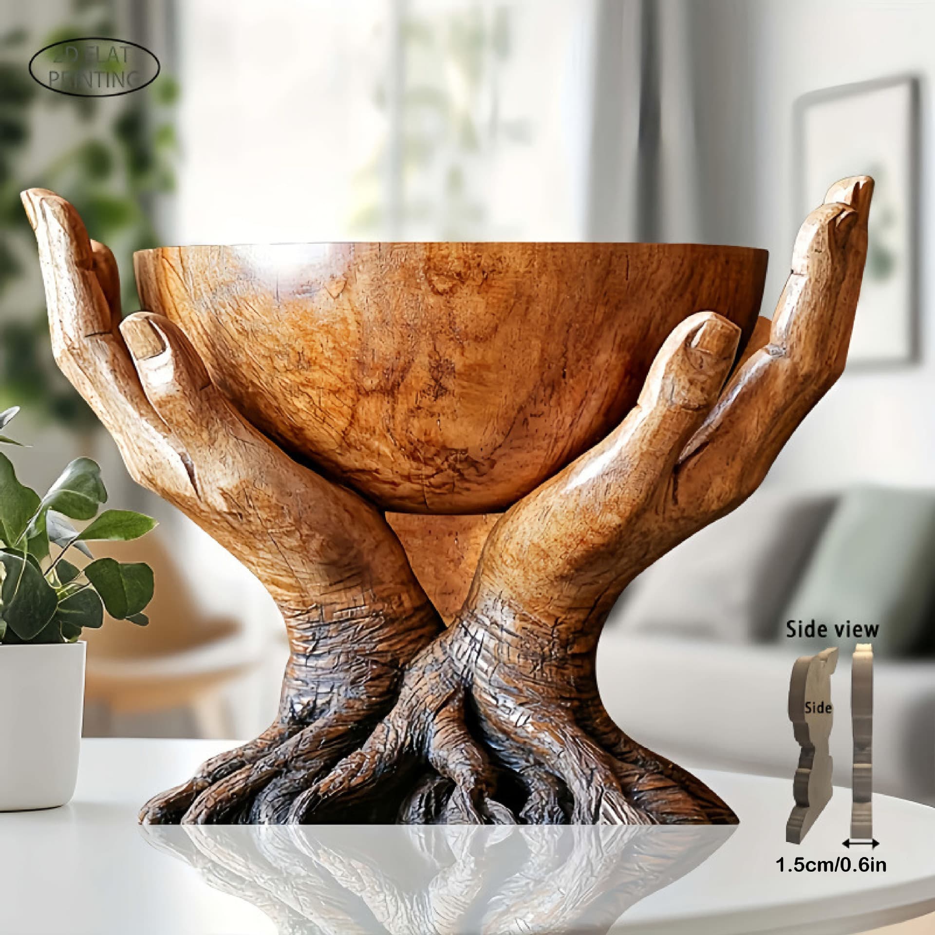 JIT dropshipping 2D flat bohemian style wooden desktop ornaments animal theme
