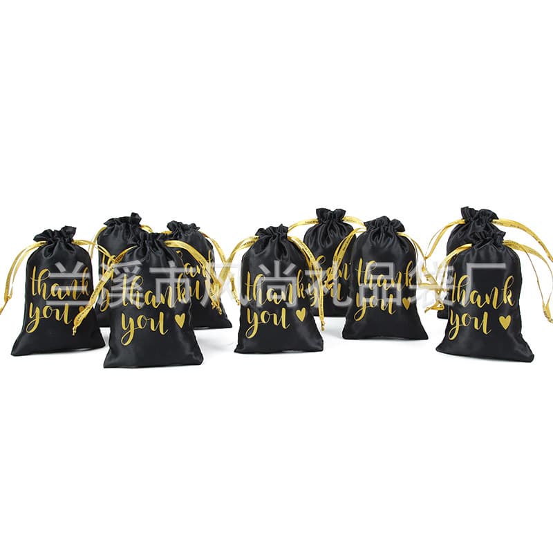 Satin Bag Gift Packaging Bag, Jewelry Bag, Customizable Size and LOGO According to Customer Requirements