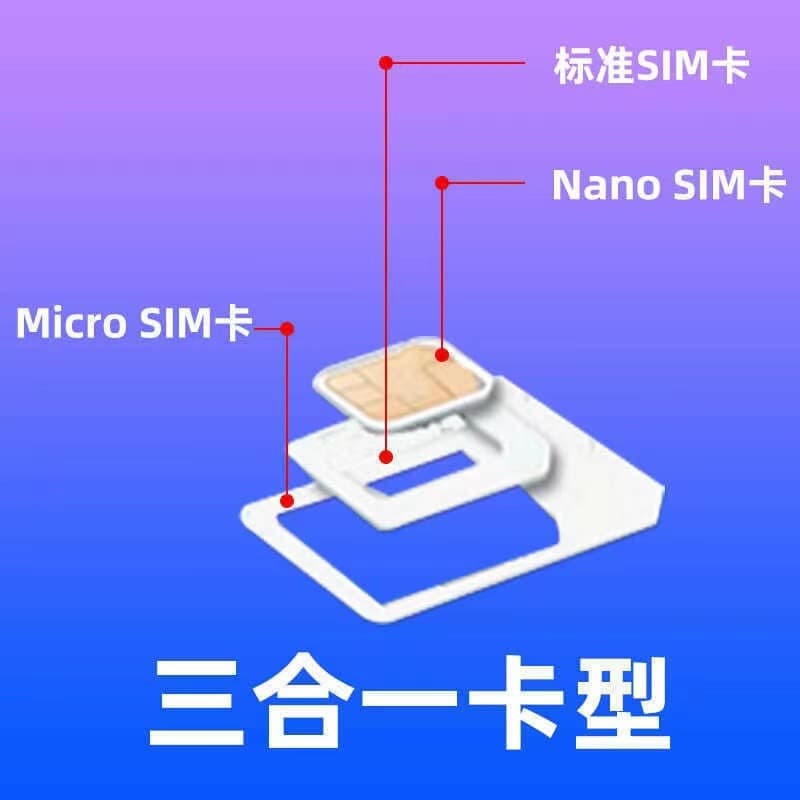 Wholesale SIM Card Adapter Kit Universal Phone SIM Card Holder Small to Large