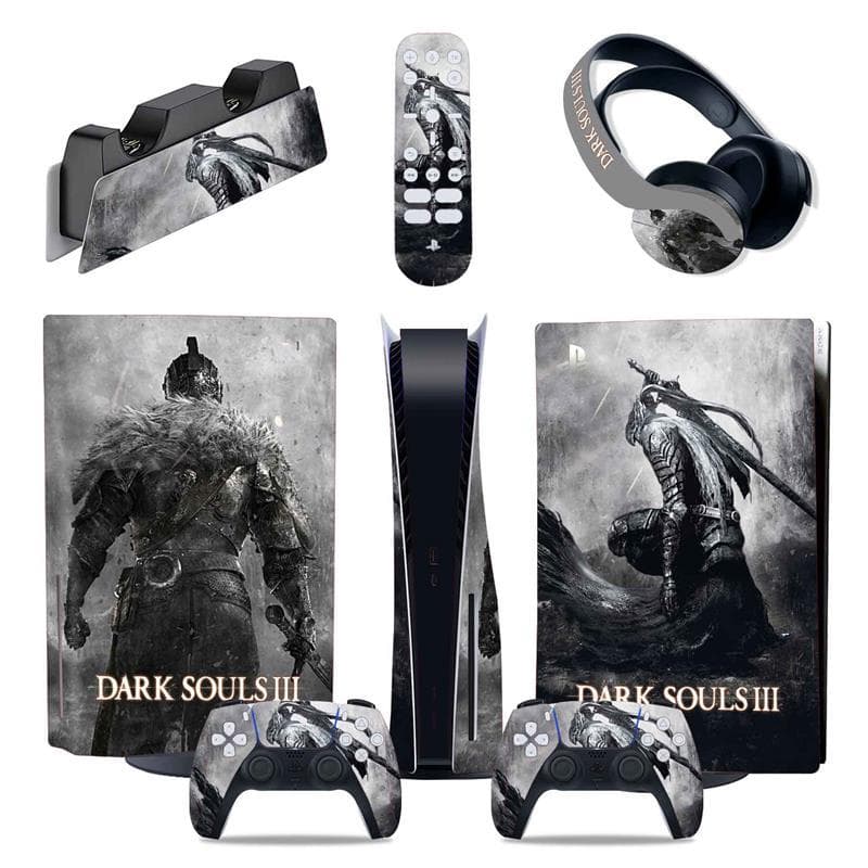 PS5 5-in-1 Set Sticker PS5 5-in-1 Set Film PS5 Set Decal Gaming Sticker