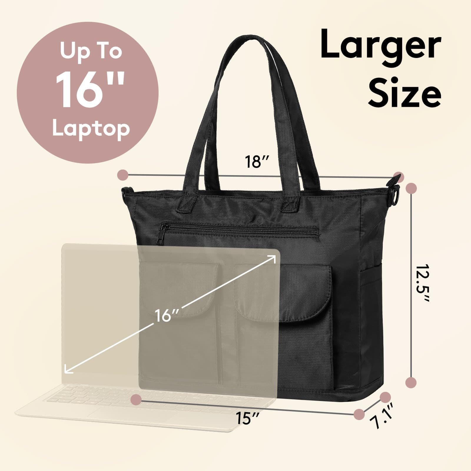 Single Shoulder Women's Bag, Japanese Simple Large Capacity Mommy Bag, Handheld Book Bag, School Bag, Versatile Computer Bag Travel Bag