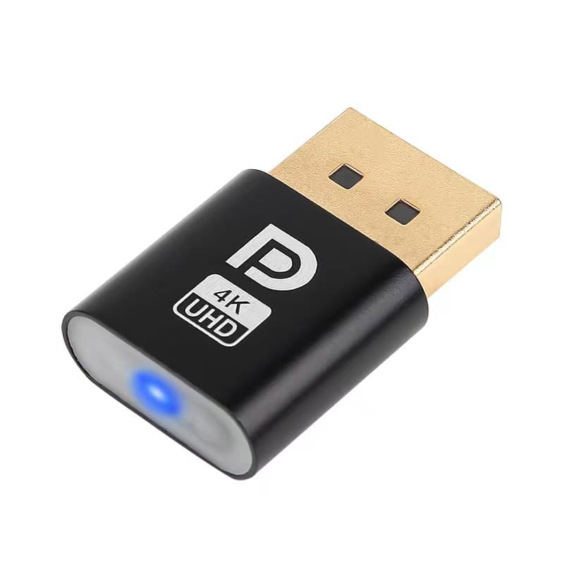 DP virtual display HDMI dp dummy load HDMI DP graphics card cheat EDID lock screen with LED
