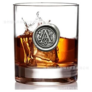 Amazon Whiskey Glass Bald Eagle Flag Beer Glass Whiskey Glass Ins Style Glass Cup Coffee Cup