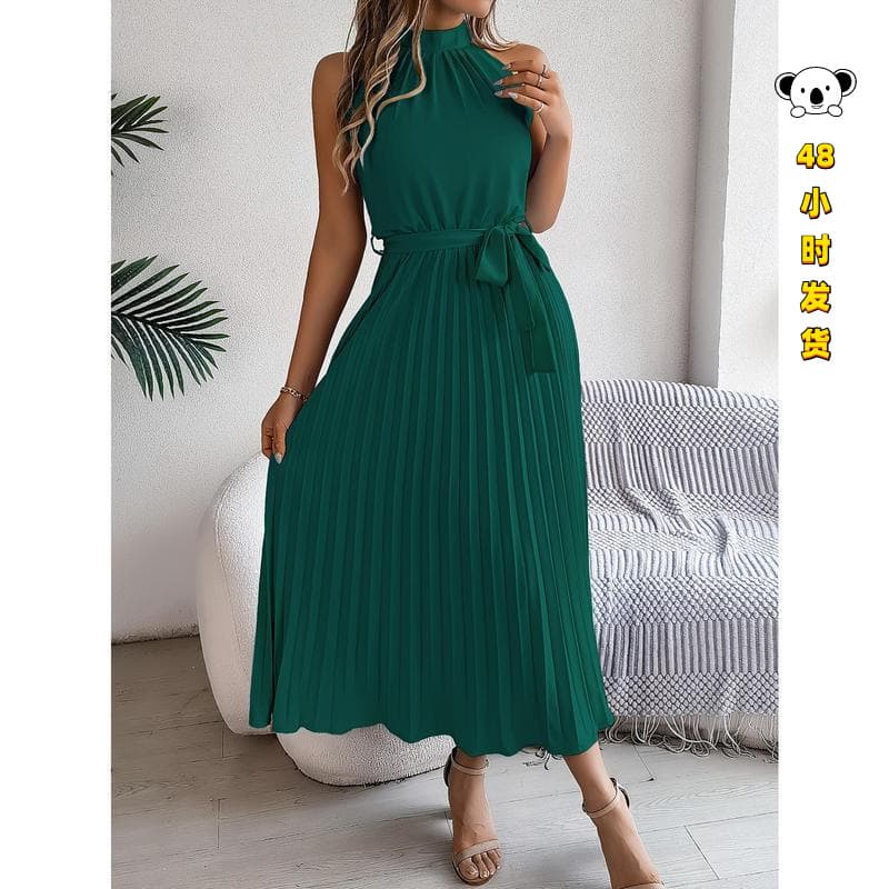 D 87473 Elegant Collars Sleeves Dress Elegant long dress