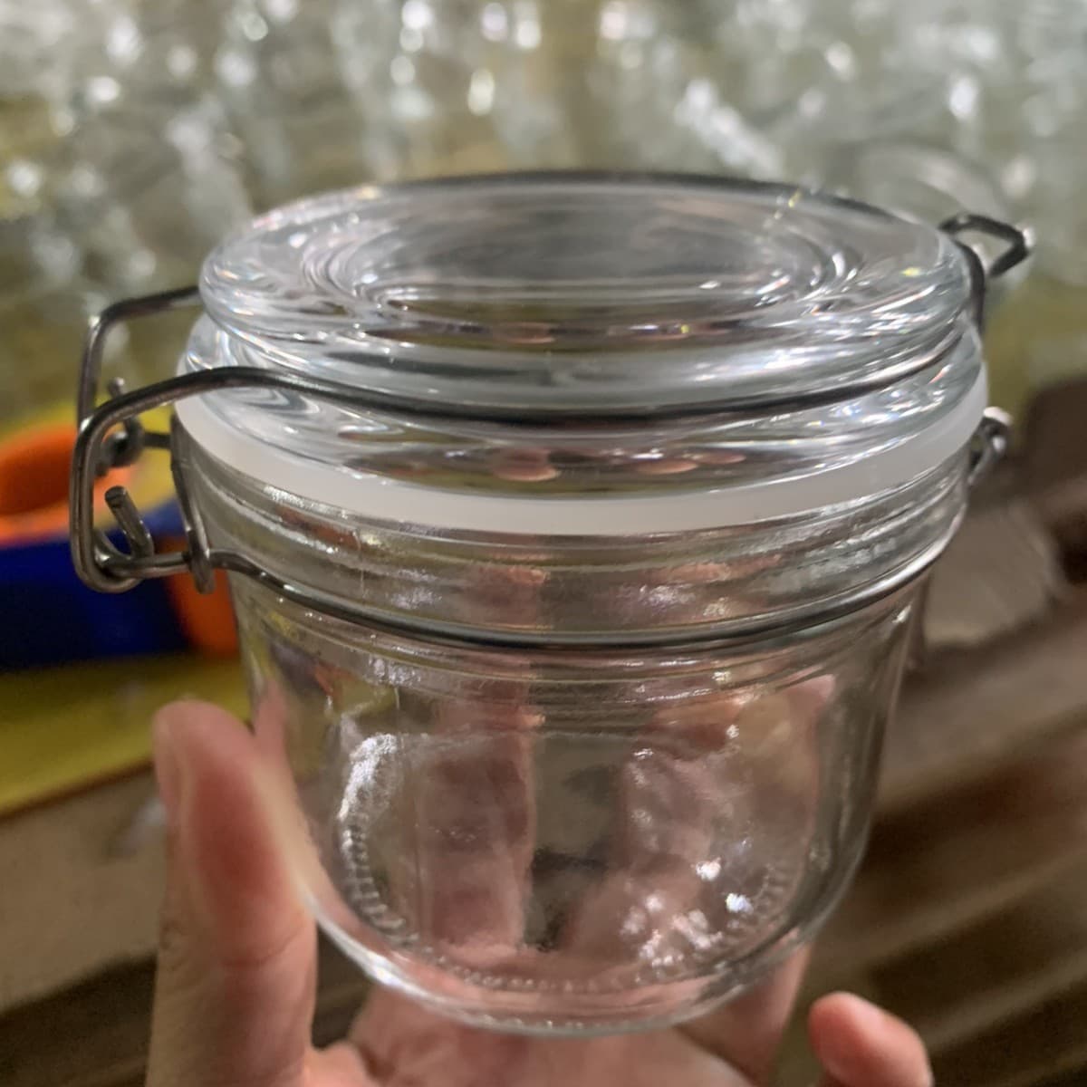 Glass sealed jar 100ml bird's nest bottle honey refill bottle scented tea storage jar wholesale