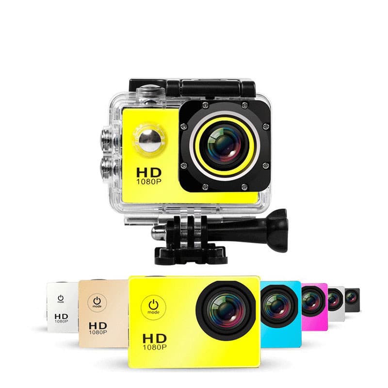 Outdoor Waterproof Sports DV Waterproof Diving Camcorder Underwater Sports Camera in Black, Yellow, Blue, White