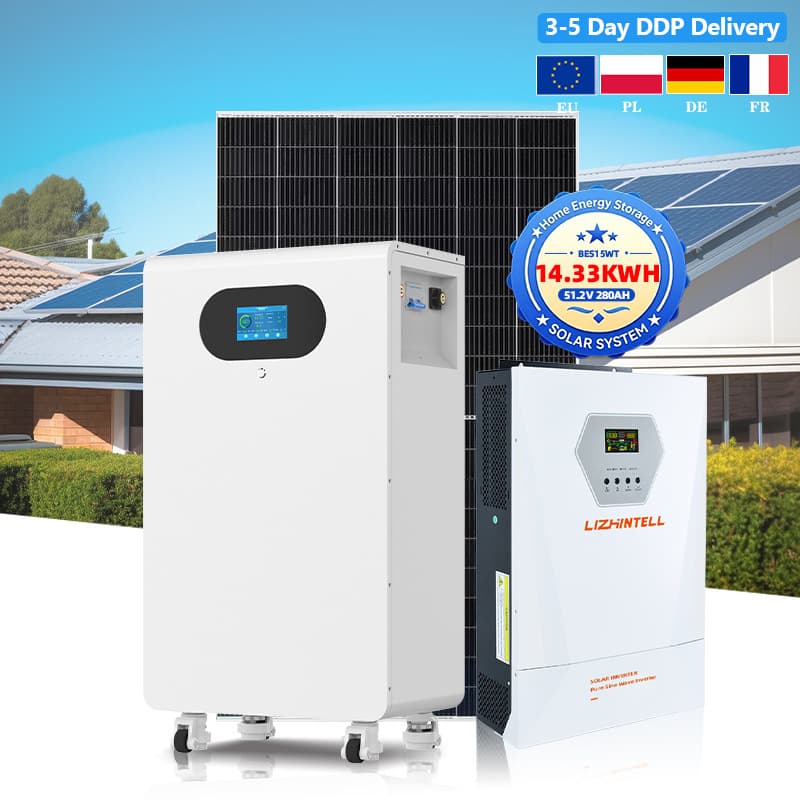 14.33kWh 51.2V 280Ah LiFePO4 Floor-mounted Home Solar Batter