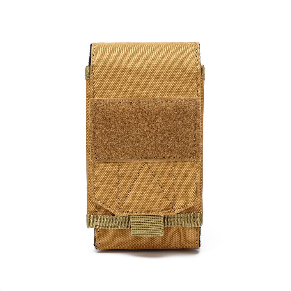 Zhongyi Outdoor Tactical Military Enthusiast Double-Layer Phone Bag, Power Bank, Phone, Coin and Miscellaneous Item Storage Bag for Construction Sites