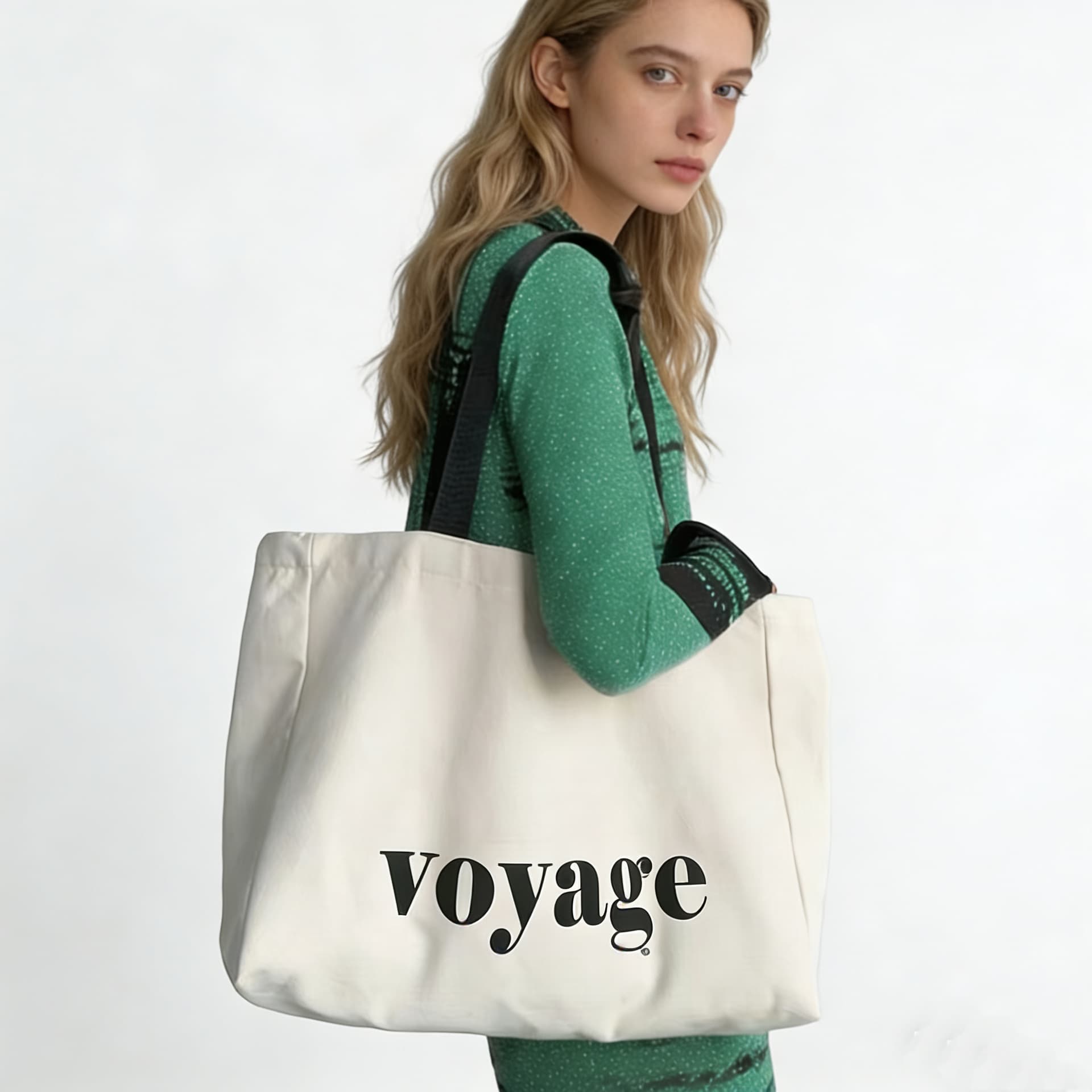 New Summer Cross-Border Large Capacity Canvas Bag Women's Shoulder Bag Yoga Bag Travel Bag Handbag Tote Bag