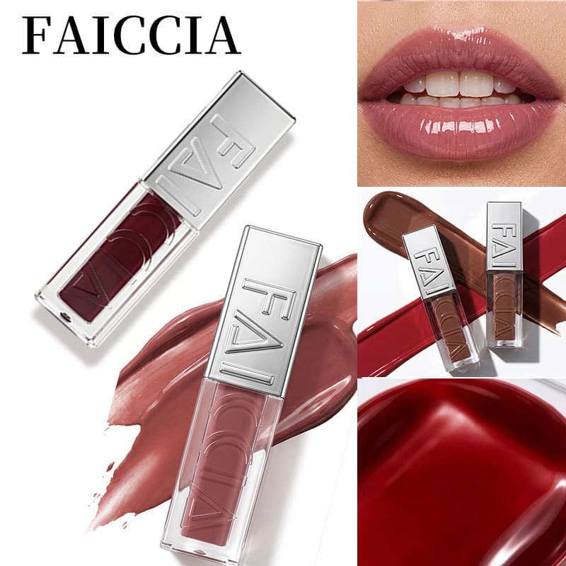 Best-selling Lip Gloss in Europe and America: Hydrating, long-lasting, vibrant color, non-stick cup, glossy glass lip effect, multi-color lip gloss