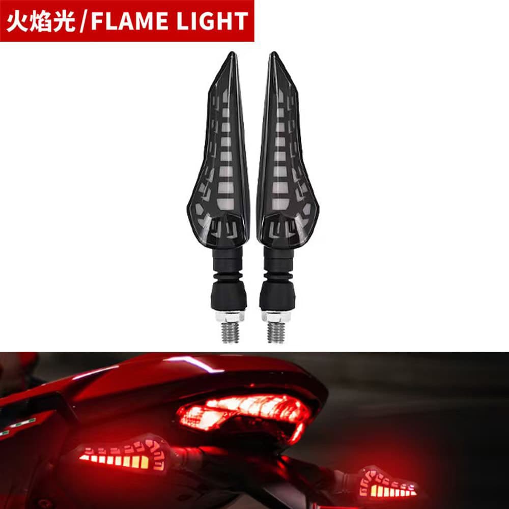 12V Motorcycle Turn Signal Flowing Light, Electric Scooter Streamer Turn Signal, Universal Spirit Beast Turn Signal