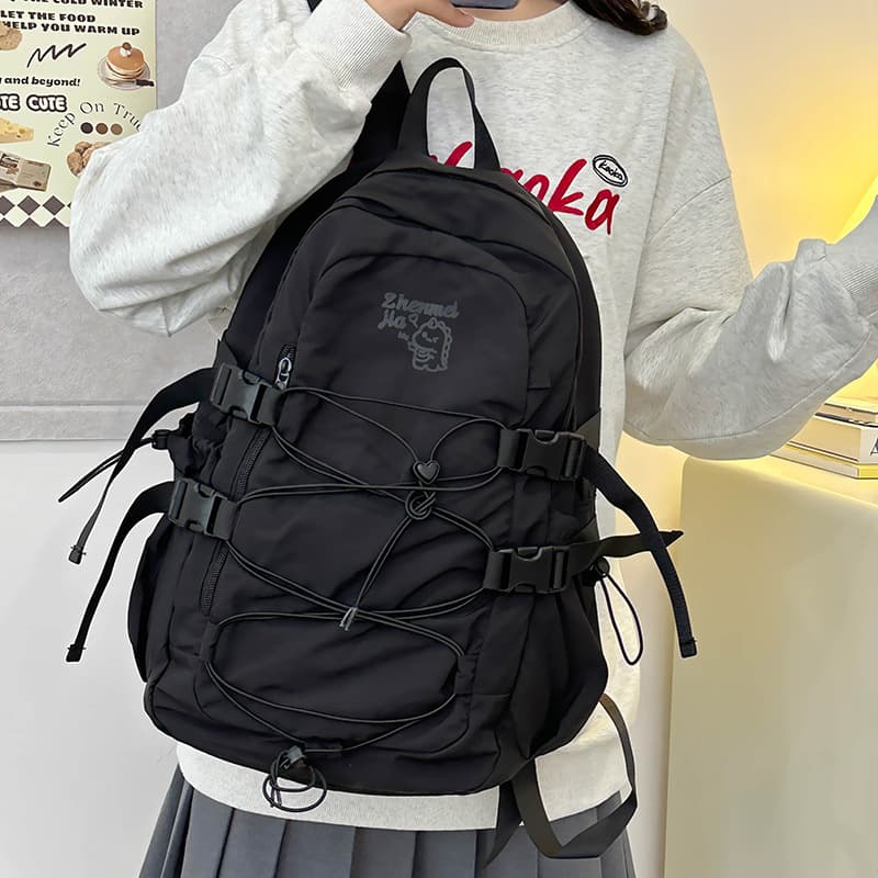 New trendy school bag for women Korean version ins high-looking junior high school and high school college student versatile large-capacity backpack