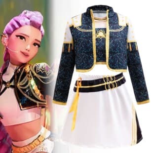 Amazon New Demon Hunter Witch Group COS Costume Girls Lumi Outfit High-Quality Set Devil Hunter BB85