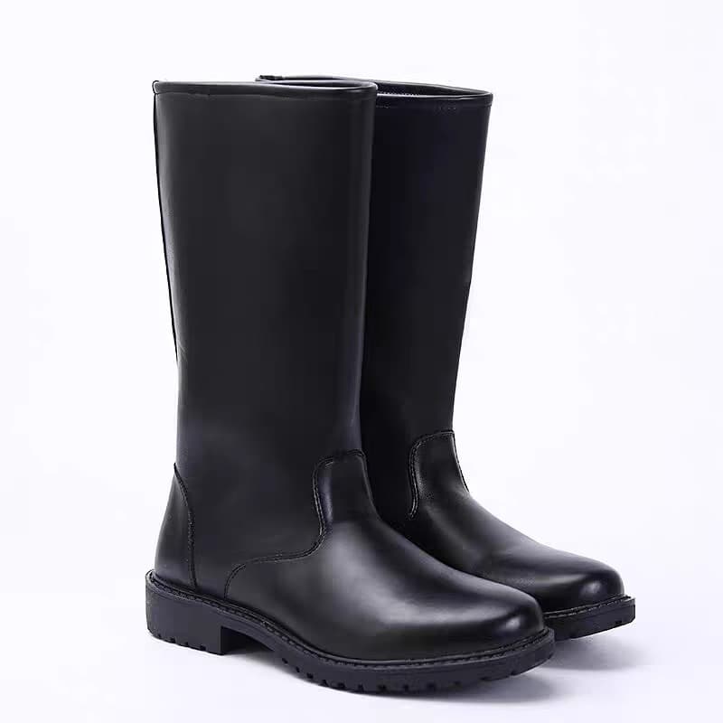 New Men's and Women's High Boots, Long Boots, Flag-Raising Boots, Ceremonial Boots, Riding Boots, Spring Performance Boots, British Style Boots, Drum Band Boots