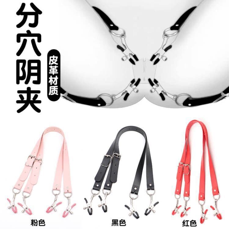 SM sex toys, couples orgasm, breast clamp, vagina clamp, acupuncture clamp, labia clamp, clitoris clamp, lower body training tool, torture tool