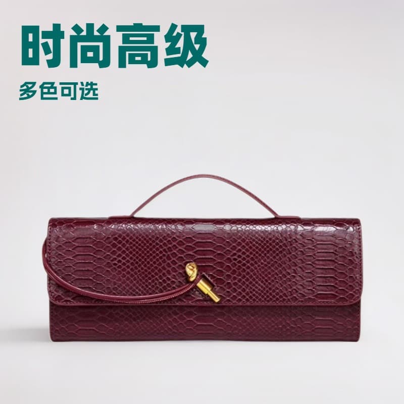 B Brand Baguette Bag Premium Handbag Evening Clutch for Women Horizontal Trendy Vintage Minimalist Crossbody Shoulder Bag