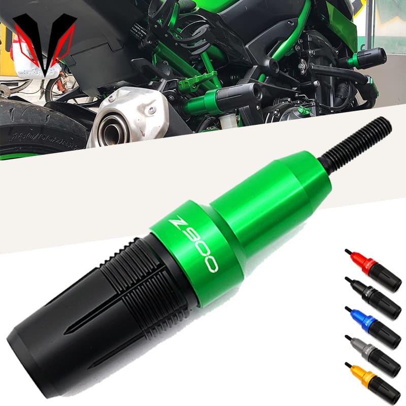 Suitable for Kawasaki Z900/z900SE 17-23 modified exhaust pipe anti-fall ball anti-fall protective bar accessories