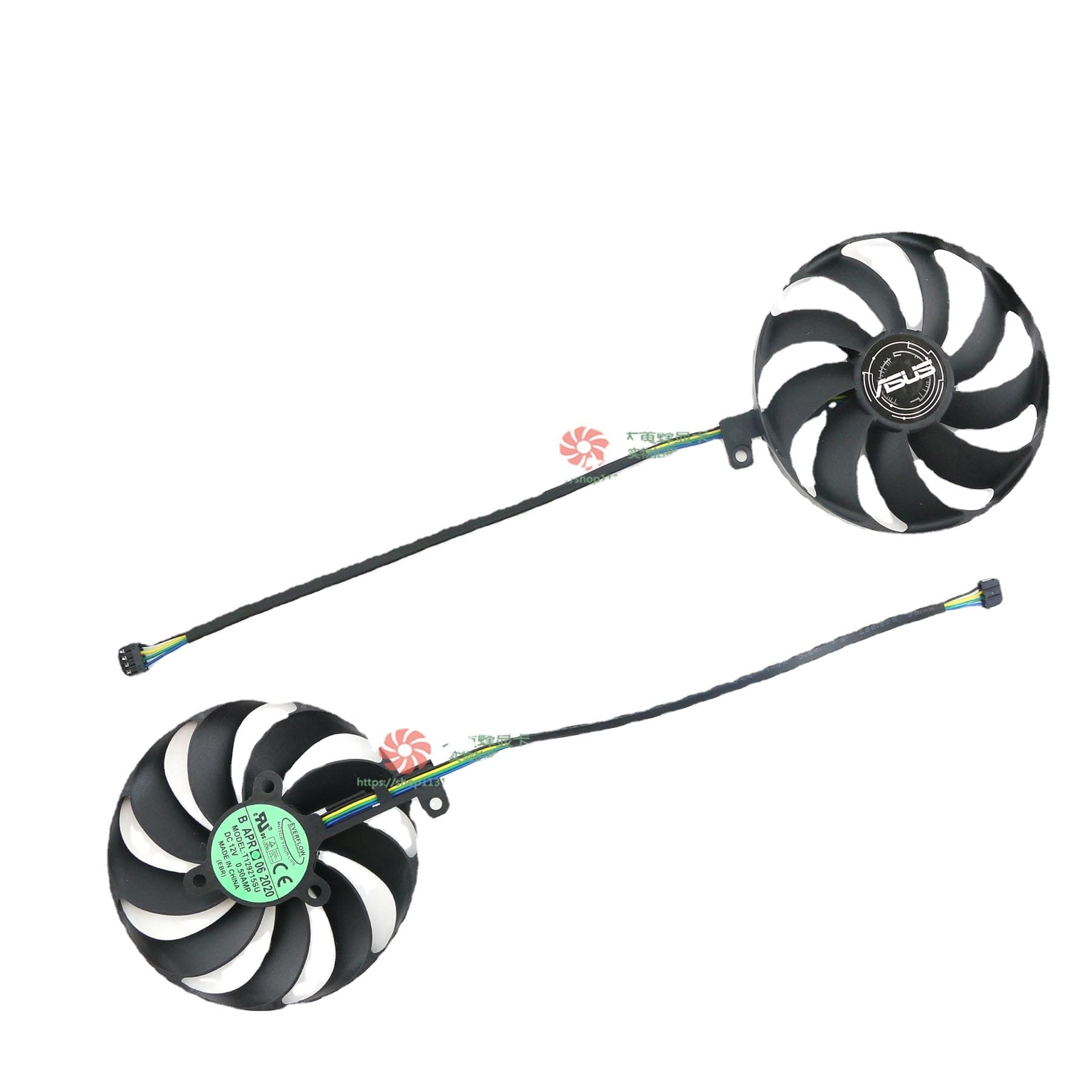 Applicable to ASUS ASUS RTX2060S 2070 2080s DUAL EVO Snow Leopard Graphics Card fan T129215