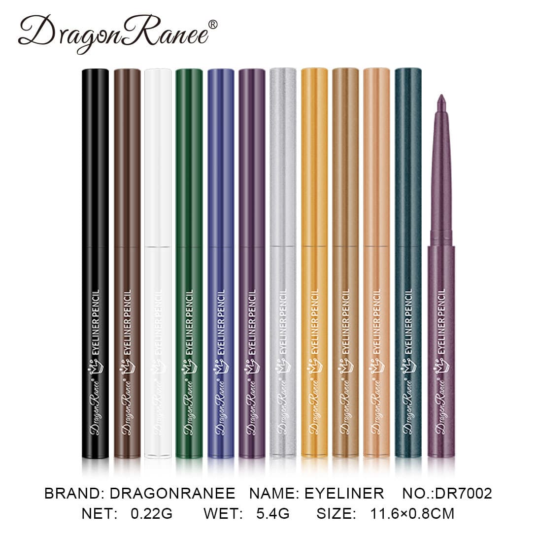 Cross-border Colored Eyeliner Pencil - Pearl White Pink Highlighter, Under-Eye Brightener, Eyeshadow Pencil, Eye Makeup, Matte Eyeliner Pencil, Twist-Up Pen