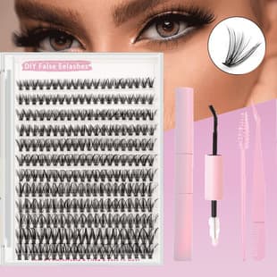 Factory Direct Cross-Border New DIY Sectional False Lashes, Amazon 30D/40D Eyelash Set, Cluster Lashes, Pingdu