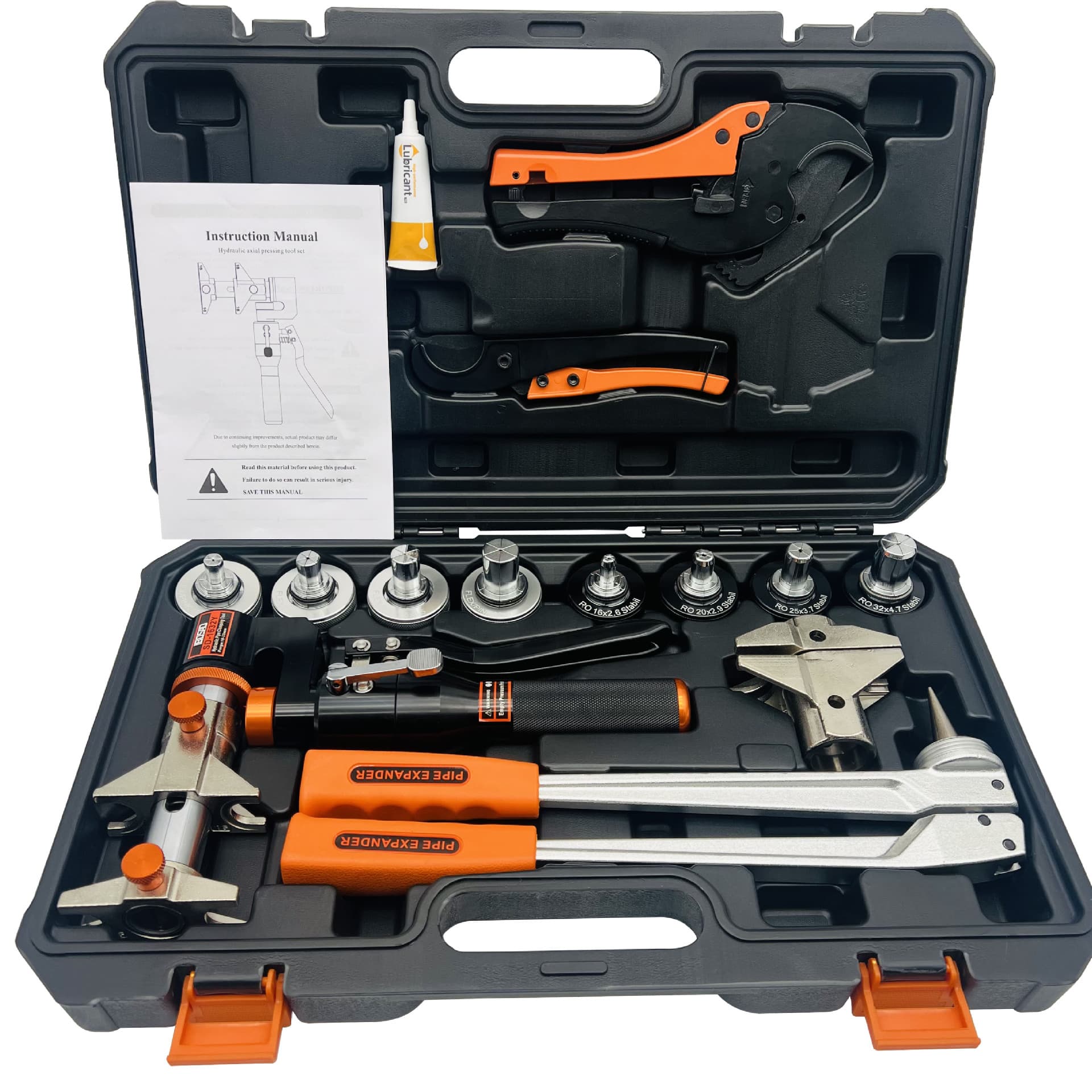 Manual Slide-Tight Clamp PEX Expanding Pliers Pipe Connection Tool Aluminum-Plastic Pipe Crimping Pliers Export Model