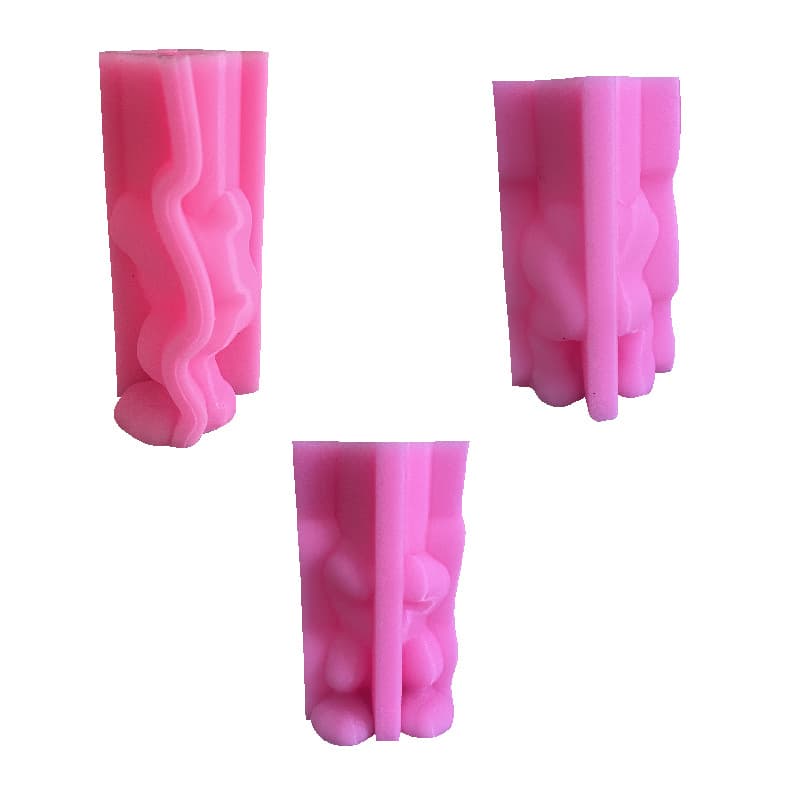 Cross-border Middle Finger Figure With Legs Funny Middle Finger Silicone Cake Chocolate Mold