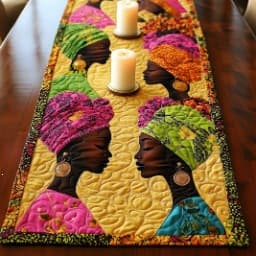 Cross-border New Independent Station Temu Digital Printing Quilted Table Runner Printed Living Room Dining Table Personalized Decoration