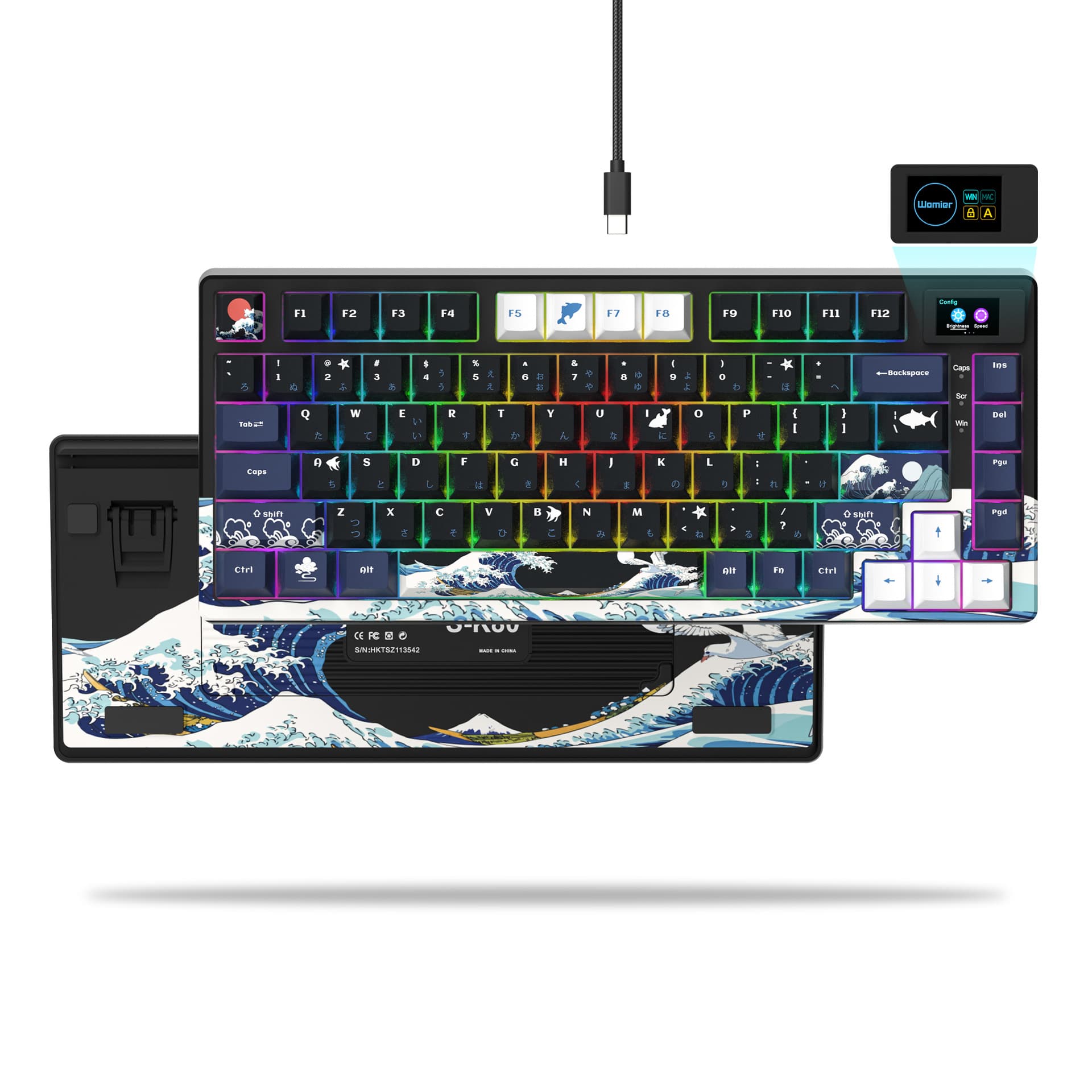 Womier K80 Series Coral Sea Main Body Series Mechanical Keyboard Single Mode Series Hot Selling in Brazil