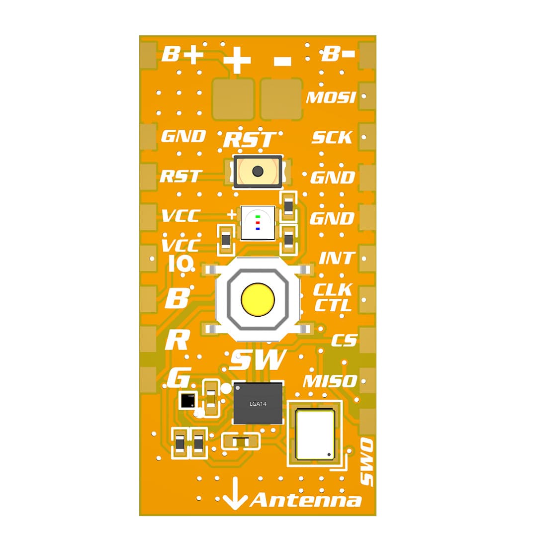 ICM45686 QMC6309 FPCB Module SlimeVR (Smol Slime) trackers.
