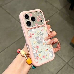 Floral Bunny Case for iPhone 17 Pro Max, New iPhone 16 Pro Premium 15 Plus Trendy 14