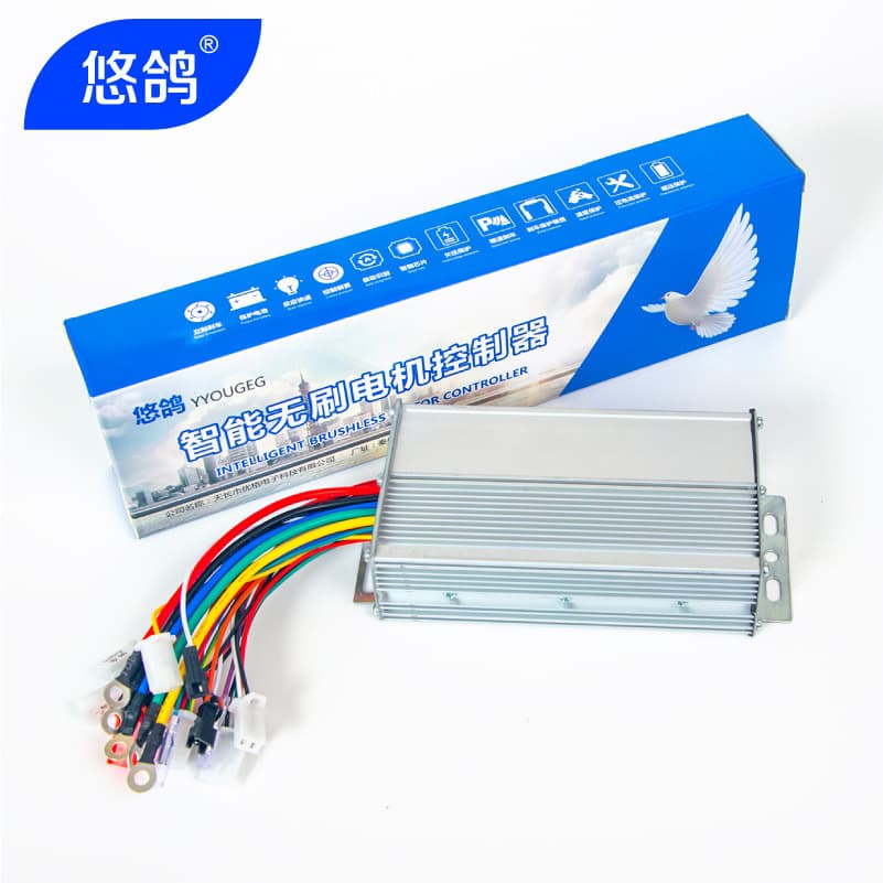 Electric vehicle controller 60v 72v 500w 800w smart dual-mode three-wheel battery vehicle controller factory wholesale