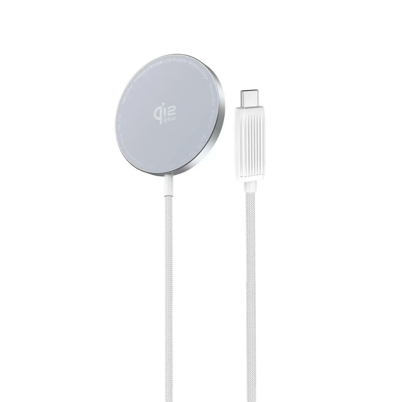 DU A12Ultra Alloy Magnetic Wireless Charger Compatible with iPhone 12-16 Universal Qi Wireless Fast Charging