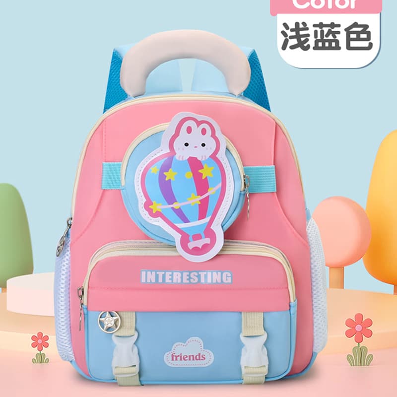 Kids Cartoon Backpack for Boys and Girls, Kindergarten School Bag, Breathable Preschool Backpack for 3-5 Year Olds, Cute Lightweight Small Backpack
