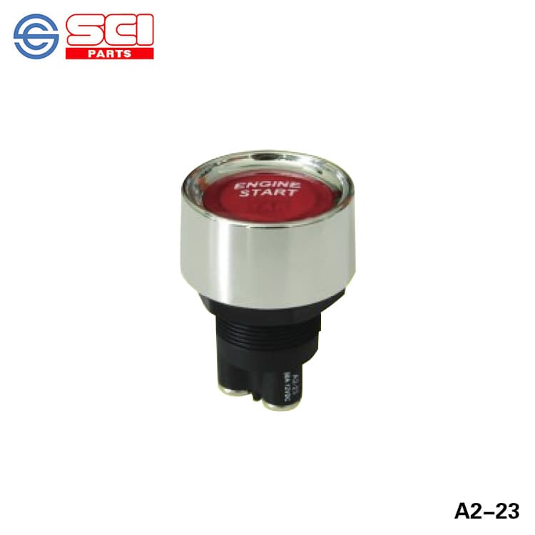 Taiwan Xinjin A2-23 One-Key Start Car Switch Ignition Push Button Switch Self-Reset IP67 Protection
