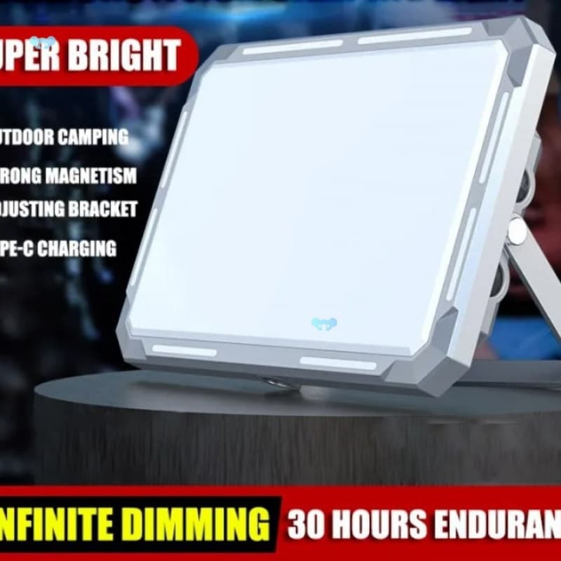 LED outdoor light, flood work light, cross-border outdoor work light, camping light.