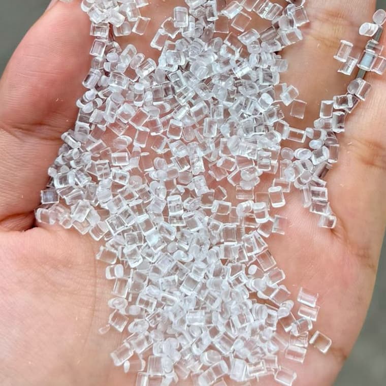 Transparent ABS920 recycled pellets for electrical housing injection parts, electronic and automotive components, imported recycled material