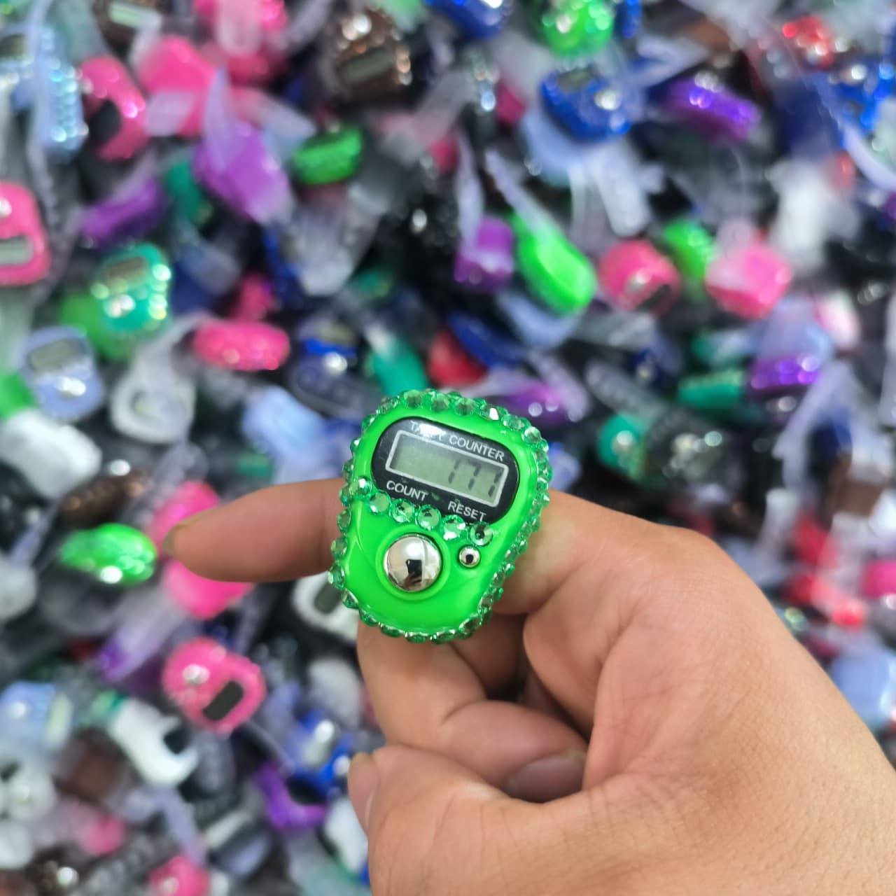 1011k diamond ring counter ring mini counter people flow counter Yiwu small commodities foreign trade