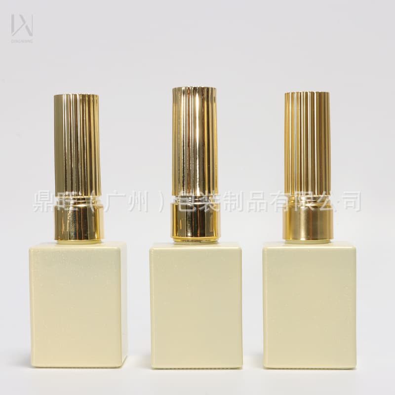 Factory Supply 15ml Nail Gel Bottle, Sprayable, Electroplated Nail Gel Glass Empty Bottle Nail Art Refill Bottle