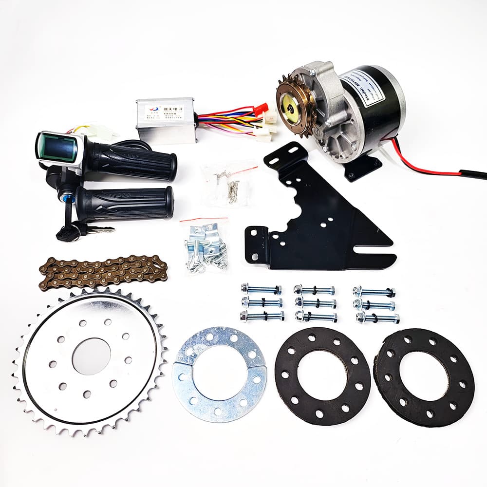 24V 36V 250W 350W Electric Bicycle Conversion Kit Rear Wheel Side Mount MY1016Z Geared Motor