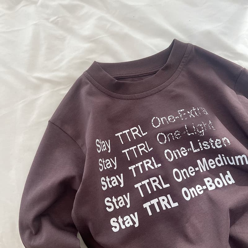 Boys' clothing, middle-aged children's pure cotton long-sleeved T-shirt tops, versatile spring new round neck, cool and handsome bottoming shirt