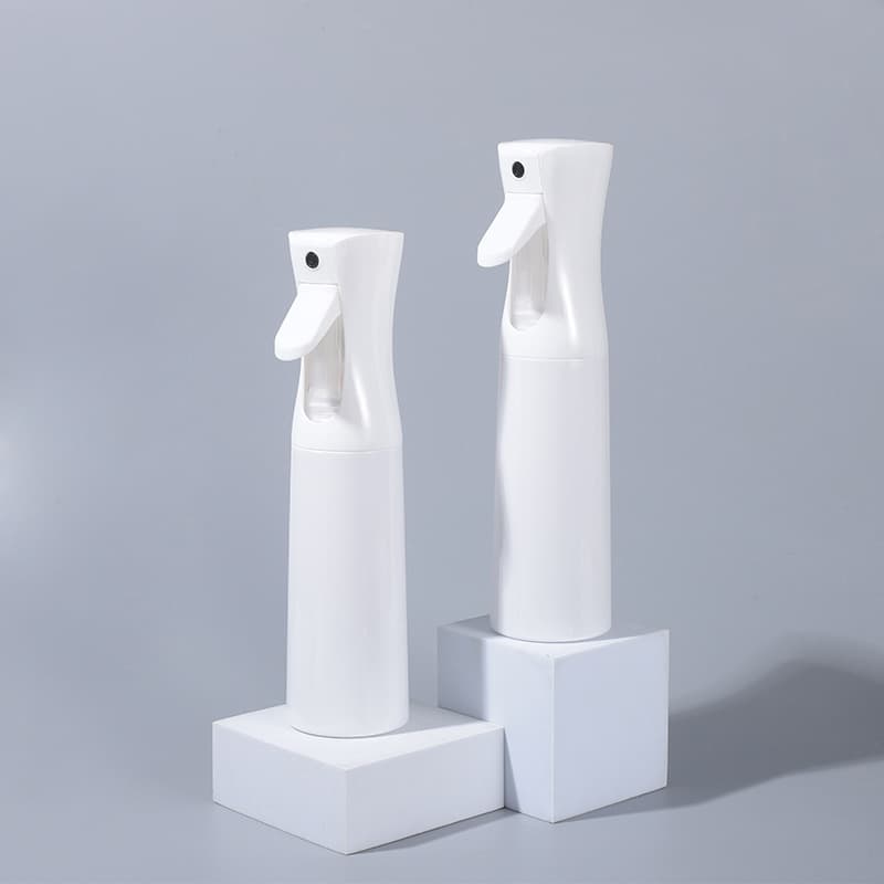 300ml Continuous Spray Bottle for Alcohol Disinfection, Refillable Spray Bottle, Fine Mist Hair Sprayer, High-Pressure Continuous Watering Can